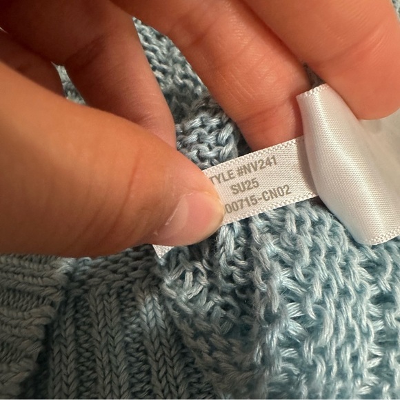 Madewell dusty aqua Linen Sweater Tank - Picture 2 of 3